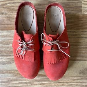 Bryr Zoe Platforms in Poppy, size 11 (41)